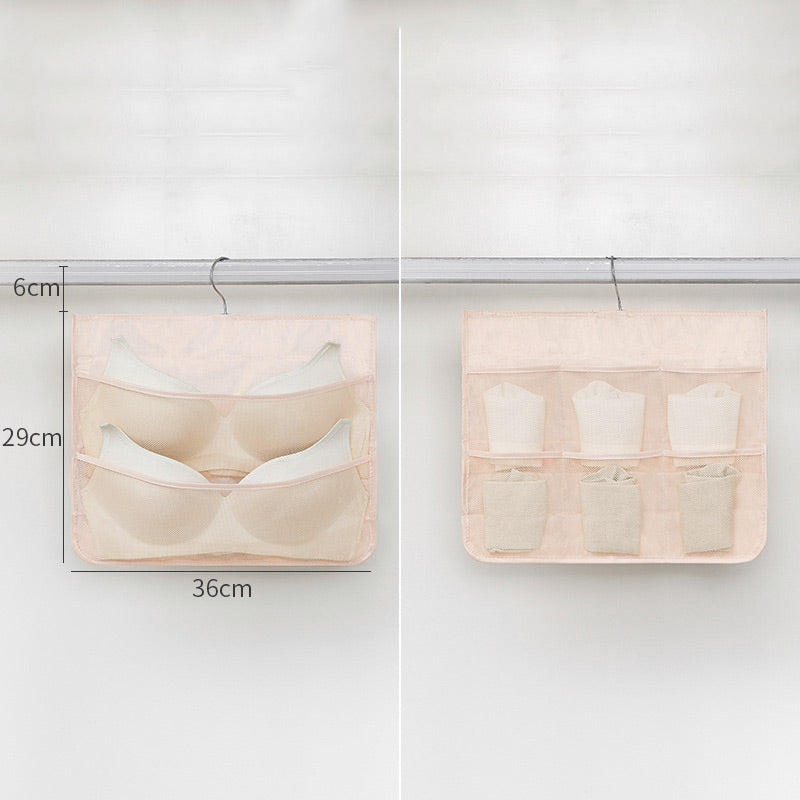📢📢50% OFF !! ⏰Double-Sided Storage Underwear Hanging Organizer