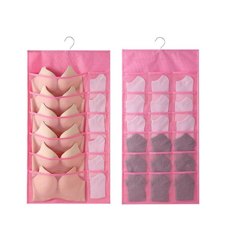 📢📢50% OFF !! ⏰Double-Sided Storage Underwear Hanging Organizer