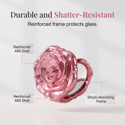 🌹 -50% DE RABAIS MAINTENANT ! Miroir à maquillage pliant élégant couleur or rosé