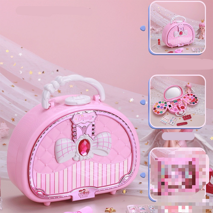 👜-43%！ Kit de Maquillage Lavable Enfant – Plastique – Sac à Main Rose & Palette Dépliable for Filles