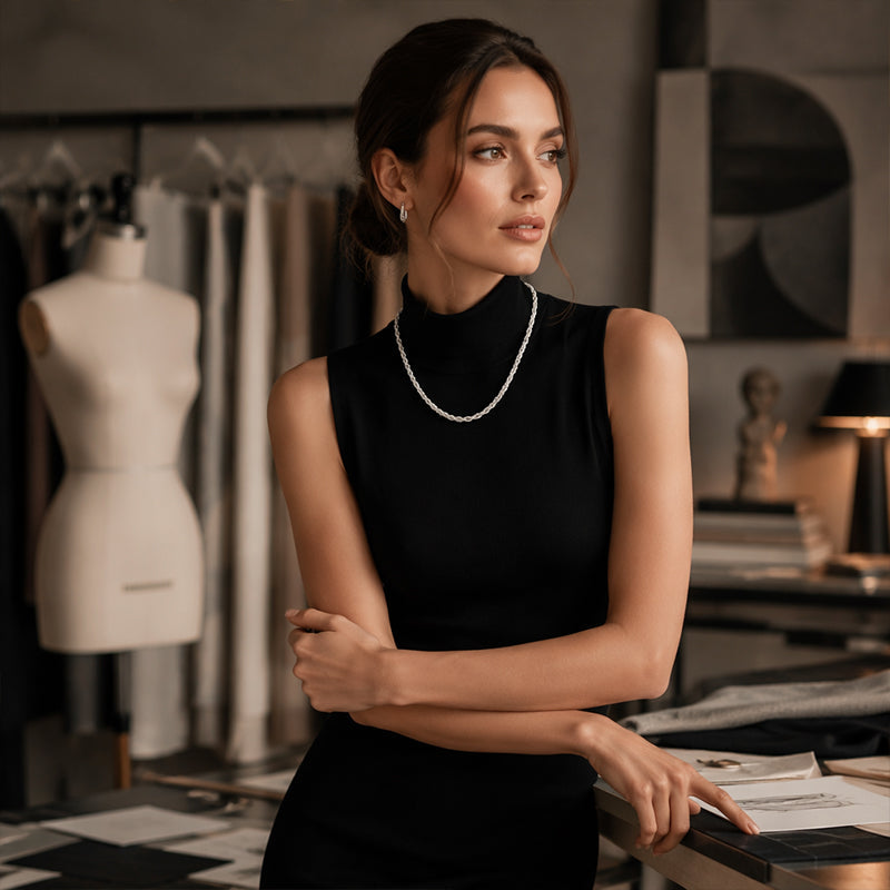 📢📢50% DE RÉDUCTION !! ⏰Bracelet et collier tendance à maillons en forme d'écailles de dragon