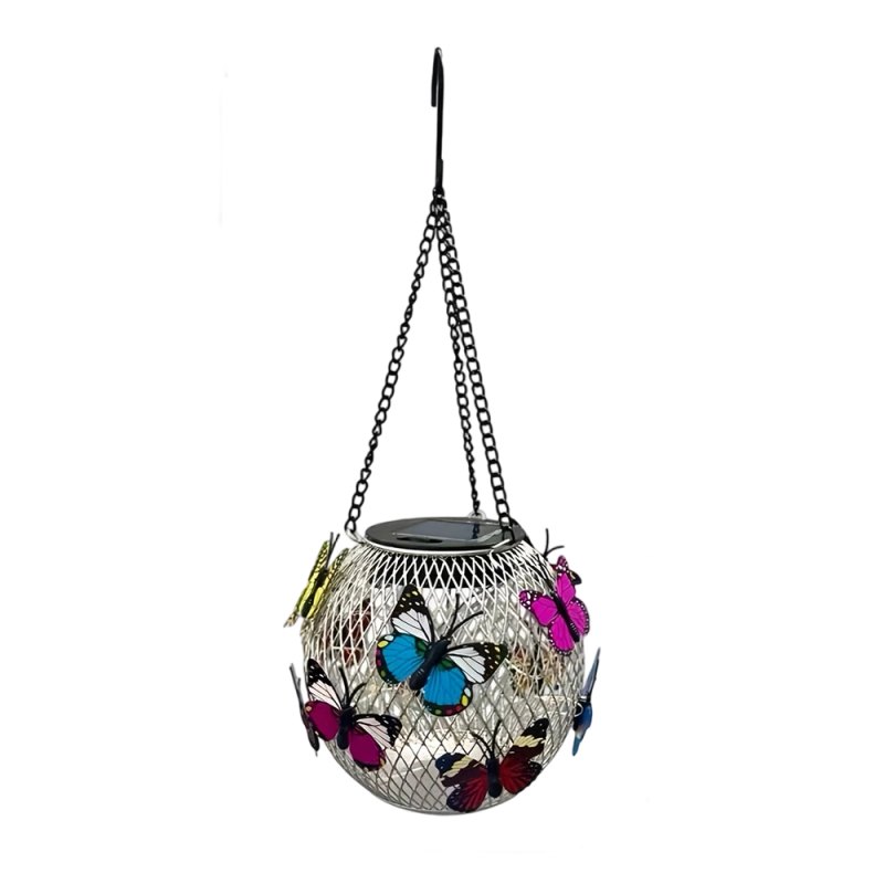 🔥-50%！Lampe Solaire Suspension en Fer – Éclairage d’Extérieur Étanche, Style Industriel & Éco-Design