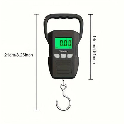 🔥Remise de 50 % à durée limitée⚖️ Mini Balance Électronique de Voyage — 60 kg, Écran LCD Rétroéclairé, Compacte & Précise 🧳