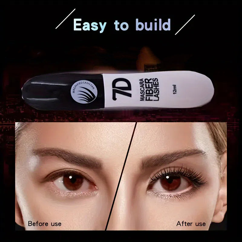 ✨ Mascara Fibres Imperméable 7D – 12 ml – Volume Intense & Tenue Longue Durée for Regard Spectaculaire