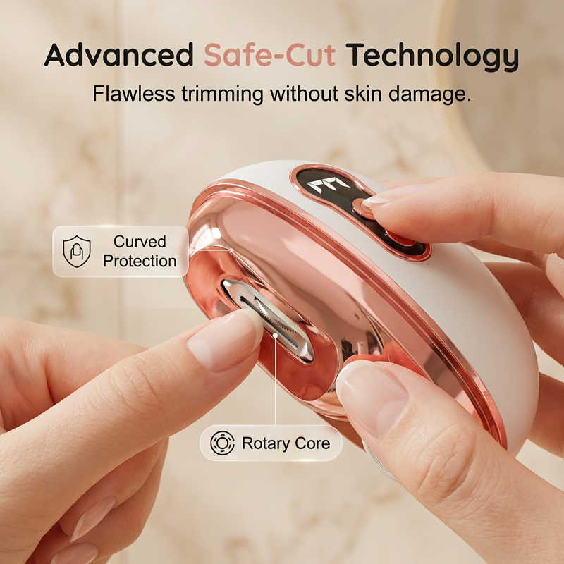 💅🧹 Lime à ongles électrique automatique – Sans éclats, collecteur de poussière intégré, finition lisse et brillante, recharge rapide USB ⚡👌