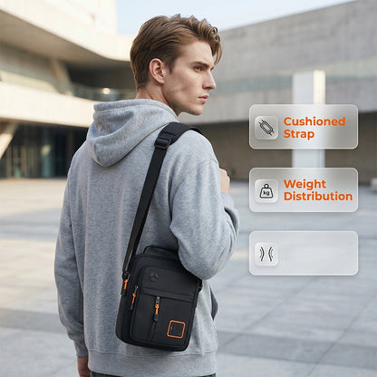 🌟🛍️ -50% ! 👜 Sac Bandoulière Léger Oxford Homme – Tissu Déperlant, Polyvalent & Ergonomique pour le Quotidien