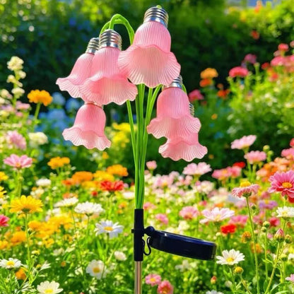 📢📢50% DE RÉDUCTION !! ⏰Lampes Solaires Fleurs Décorations de Jardin Extérieur 💐💡