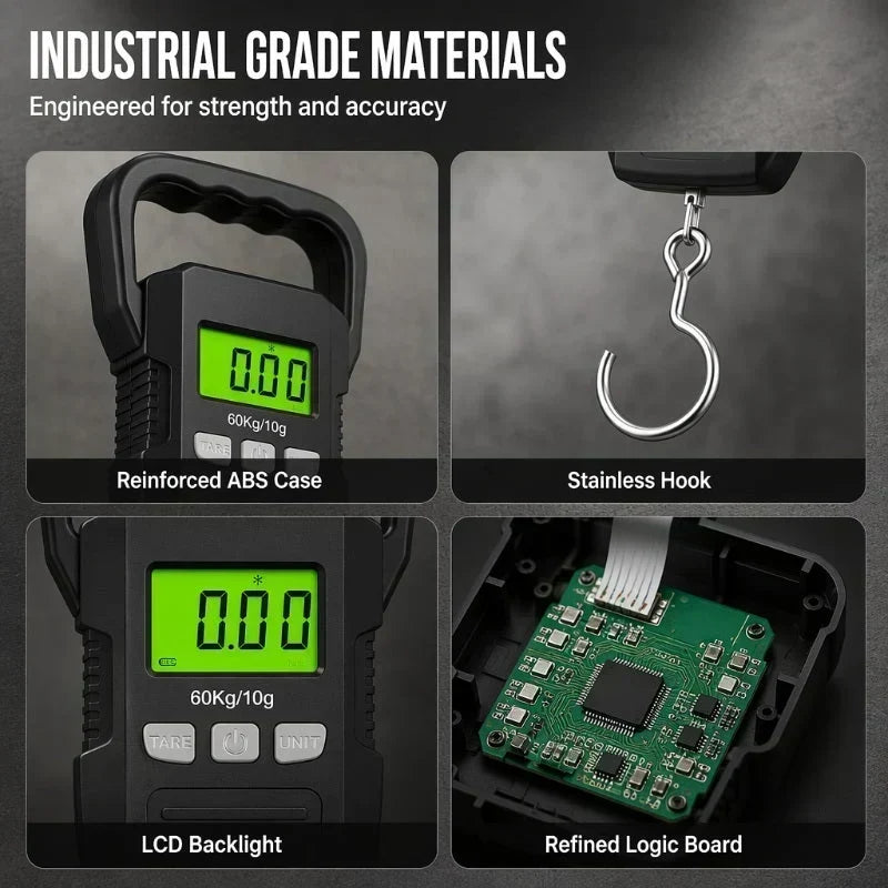 🔥Remise de 50 % à durée limitée⚖️ Mini Balance Électronique de Voyage — 60 kg, Écran LCD Rétroéclairé, Compacte & Précise 🧳