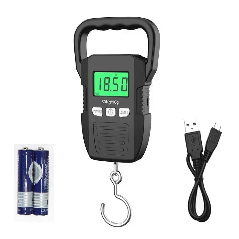 🔥Remise de 50 % à durée limitée⚖️ Mini Balance Électronique de Voyage — 60 kg, Écran LCD Rétroéclairé, Compacte & Précise 🧳
