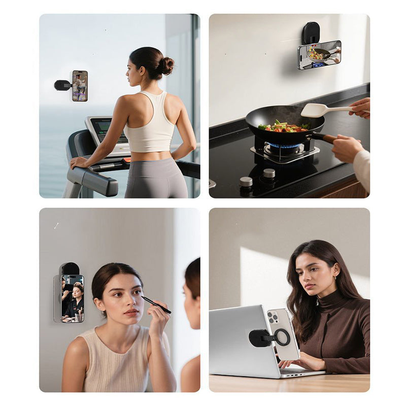 📱 -50%！Support téléphonique multifonction – Aimant & Ventouse 2-en-1 🔥 Maintien ultra-solide, s'adapte partout ! Rotation à 360° pour une visibilité parfaite 🌟