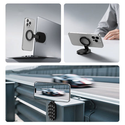 📱 -50%！Support téléphonique multifonction – Aimant & Ventouse 2-en-1 🔥 Maintien ultra-solide, s'adapte partout ! Rotation à 360° pour une visibilité parfaite 🌟