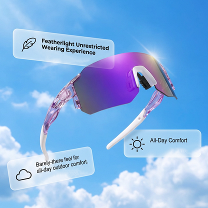 Large Frame UV Protection Sports Glasses