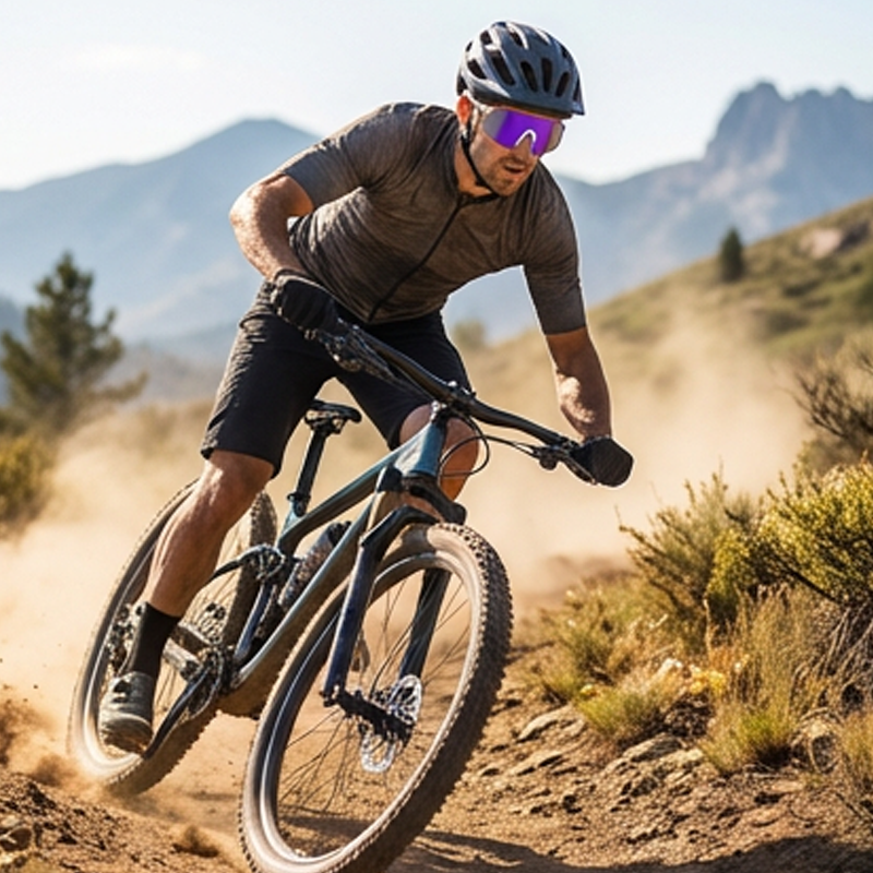 Large Frame UV Protection Sports Glasses