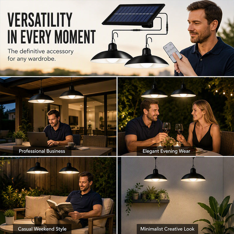 💥 -50% ! Lampe Solaire Extérieure Étanche – Zéro électricité, tout le charme ! 🔥 S'accroche partout, s'allume tout seul, résiste à la pluie ⚡ Offre limitée ⏳