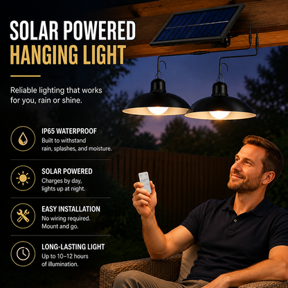 💥 -50% ! Lampe Solaire Extérieure Étanche – Zéro électricité, tout le charme ! 🔥 S'accroche partout, s'allume tout seul, résiste à la pluie ⚡ Offre limitée ⏳