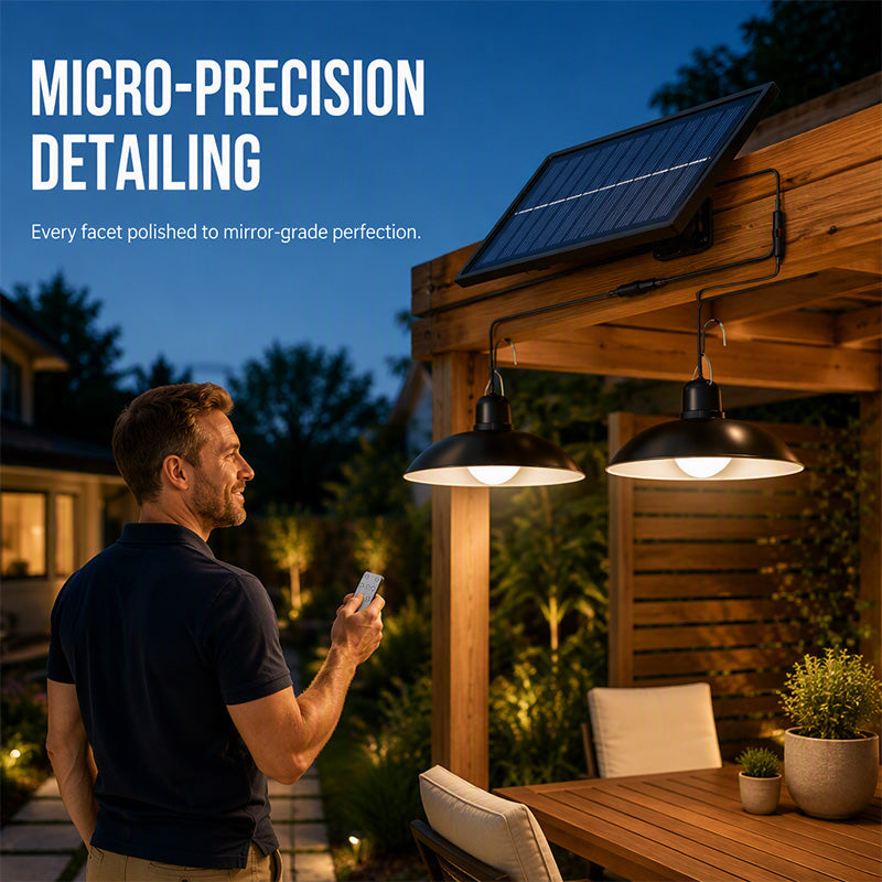 💥 -50% ! Lampe Solaire Extérieure Étanche – Zéro électricité, tout le charme ! 🔥 S'accroche partout, s'allume tout seul, résiste à la pluie ⚡ Offre limitée ⏳