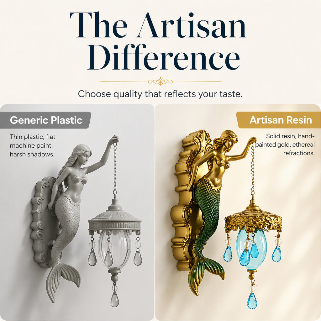 🧜‍♀️ 50% DE RÉDUCTION! 🏮 Applique murale sirène vintage – Design rétro, lumière douce & ambiance maritime – Parfaite pour salle de bain, couloir ou déco côtière 🌊