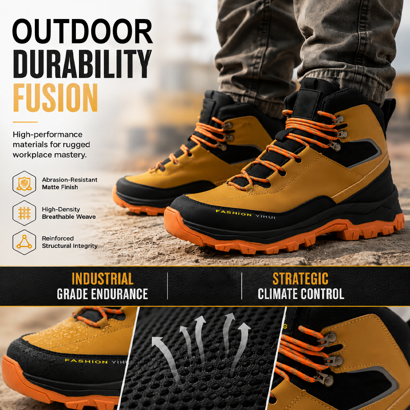 🎉 SOLDES 2026 – PLUS DE 27 900 VENDUS ! 💞 Chaussures de Sécurité à Embout Acier Anti-Perforation – Cuir Synthétique + Maille – Semelle Caoutchouc Antidérapante pour Chantier & Atelier 🤾