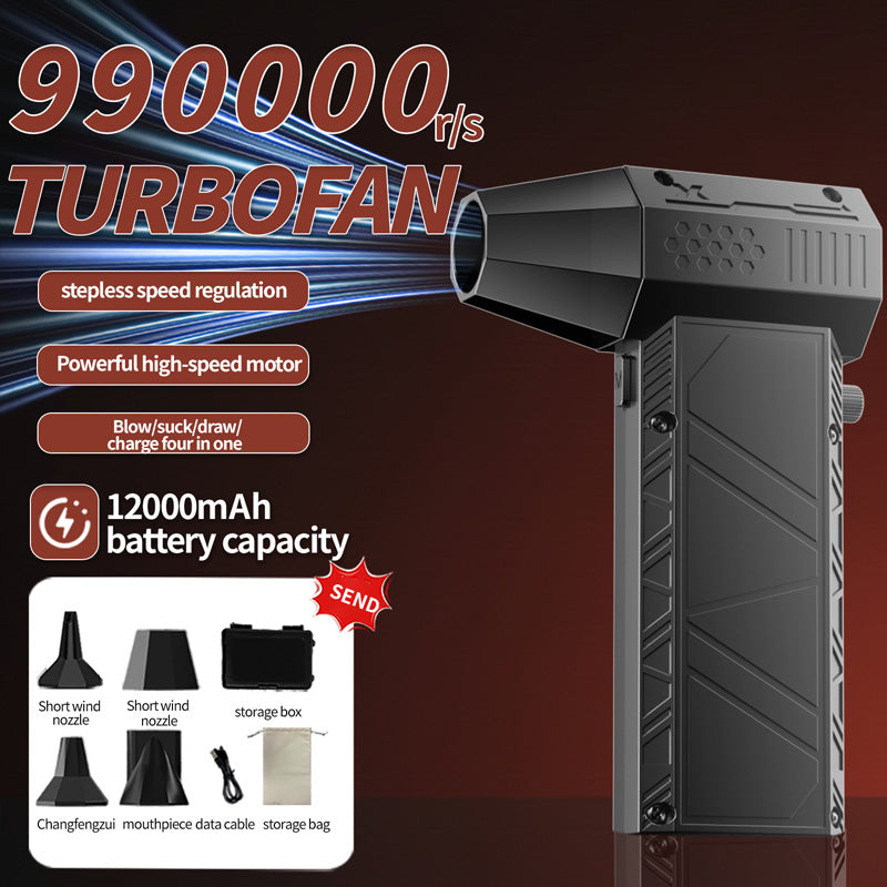 💨 -50% ! Souffleur & Aspirateur Portatif Sans Fil 🔧 Double fonction, puissance redoutable, idéal pour bureau, maison, atelier et voiture 🧹 Offre limitée ⏳