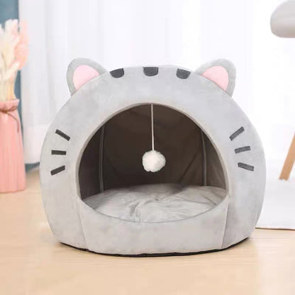 🐾 Le lit-tente 2-en-1 qui offre à votre animal son petit cocon de confort ! 🏡
