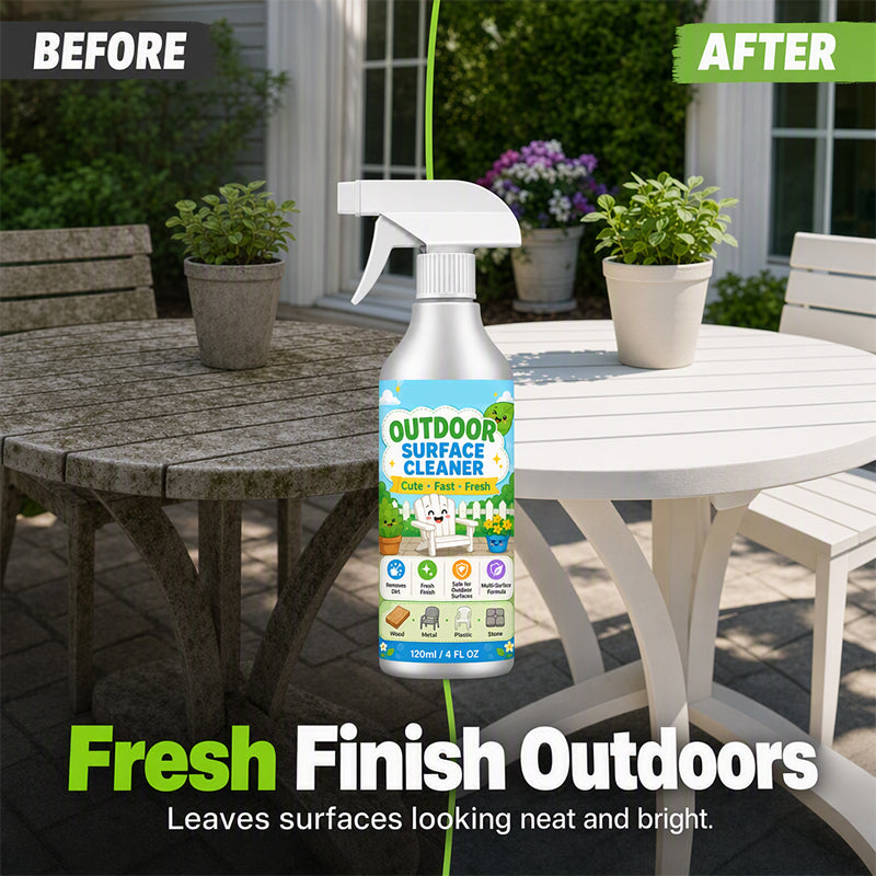 🧼 ACHETEZ 2, OBTENEZ 1 GRATUIT (Équivalent -50%) ! 🏠 Nettoyant Multi-Surfaces pour Terrasse – 120 ml – Spray & Essuyage pour Pierre, Bois & Carrelage Extérieur 🌿