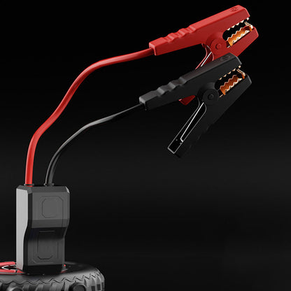 🚗 2-en-1 : Aide-démarrage + Gonfleur de pneus 🔋 — Compresseur portable puissant, compact et fiable ⚡ Idéal pour les urgences routières 🛠️