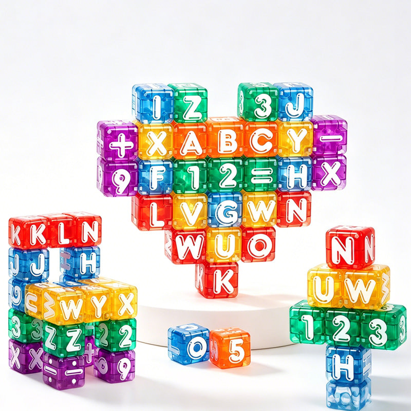 🔤 Cubes magnétiques lettres et nombres — Apprendre en s'amusant pour les enfants 🧒🧠