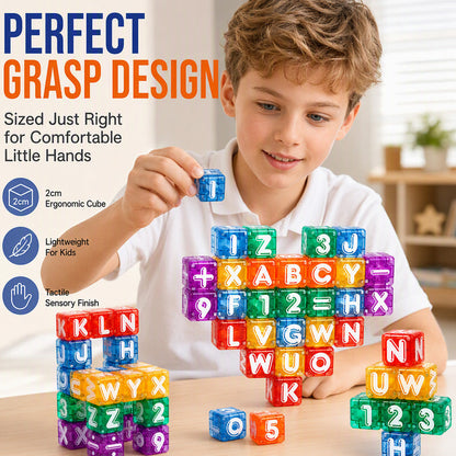 🔤 Cubes magnétiques lettres et nombres — Apprendre en s'amusant pour les enfants 🧒🧠